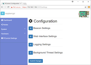 PiControl - Settings
